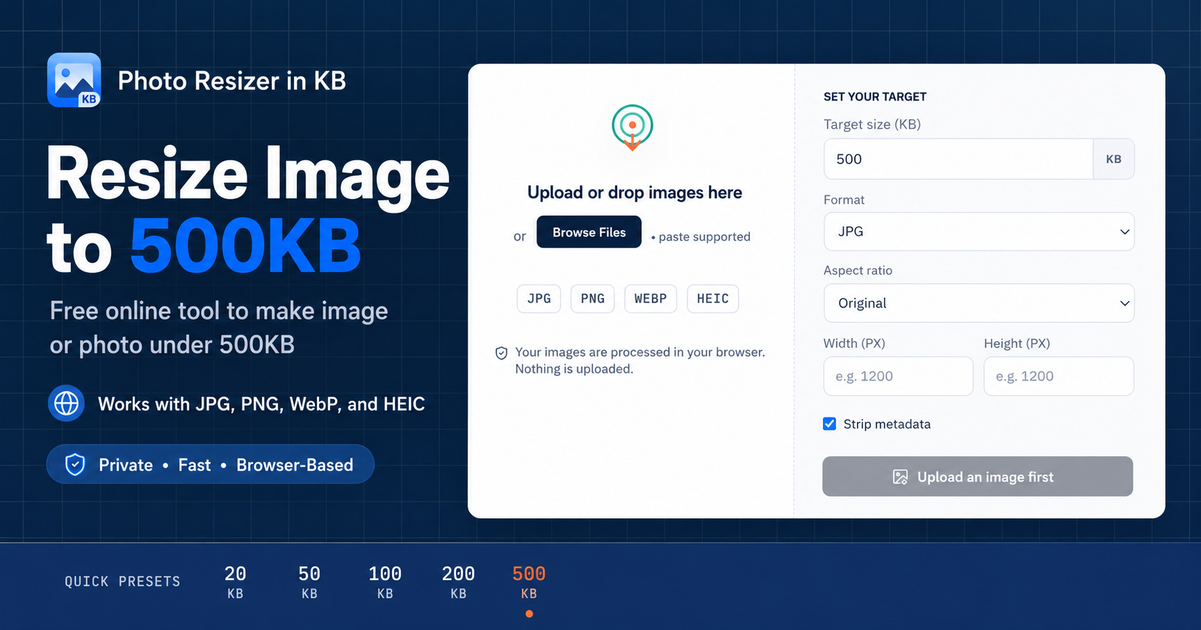 Resize Image Kb Resize Image to 500KB Online - Free 500KB Image Resizer